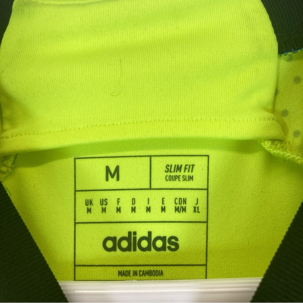 Arsenal Adidas Emirates jersey M Fly Better Visit Rwanda Champions League Yellow - Picture 4 of 13